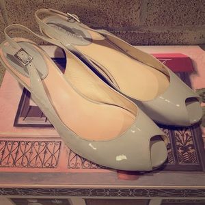 Cole Haan Patent Leather Kitten Heels
